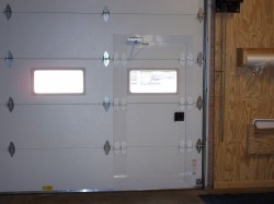 Commercial Sectional Overhead Door with Pass Door 