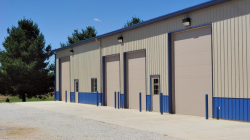 Commercial Sectional Doors with Ribbed Panel Design 