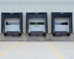 Sectional Doors with Dock Seals 